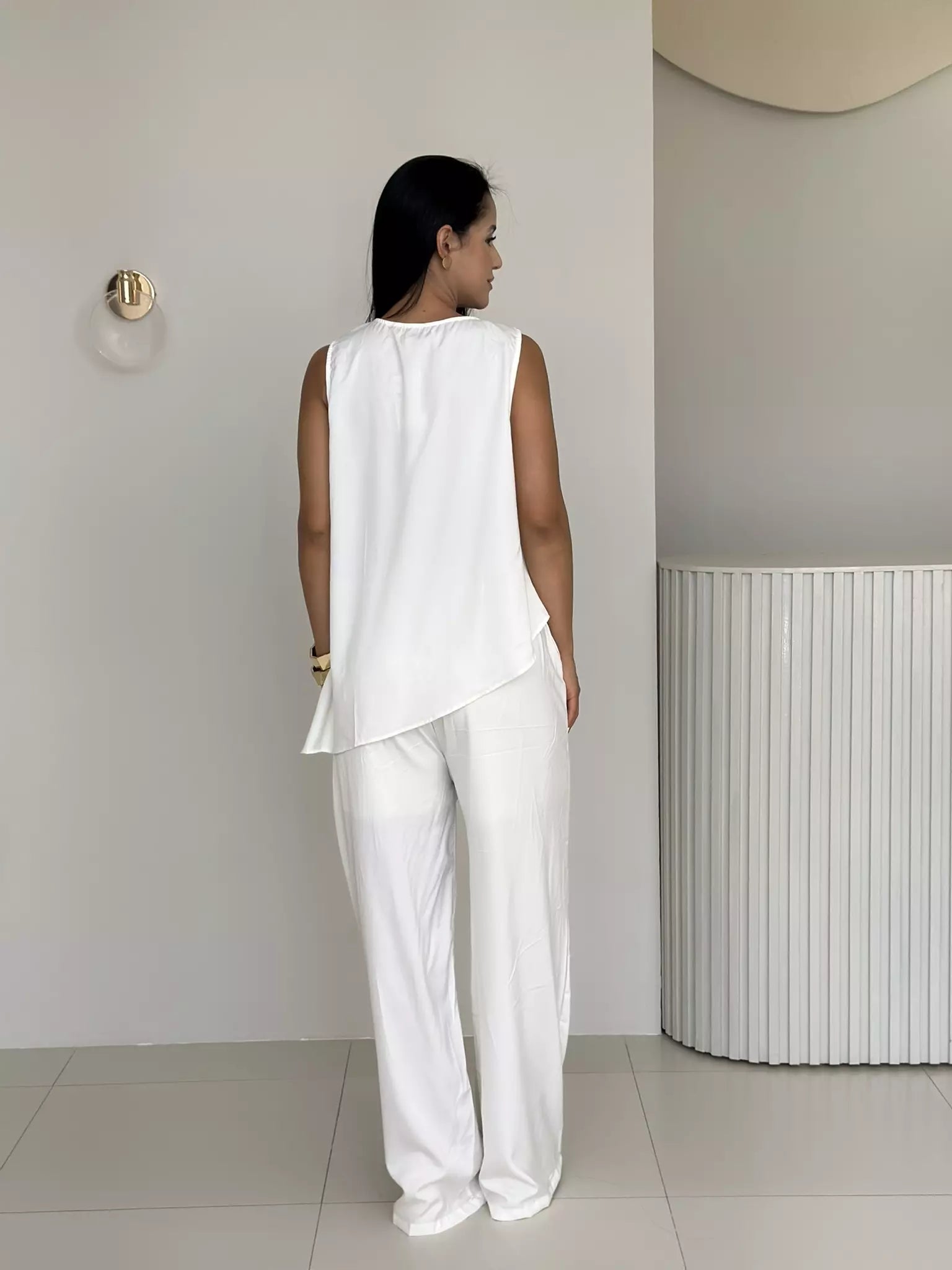 Conjunto Jade Branco Alfaiataria