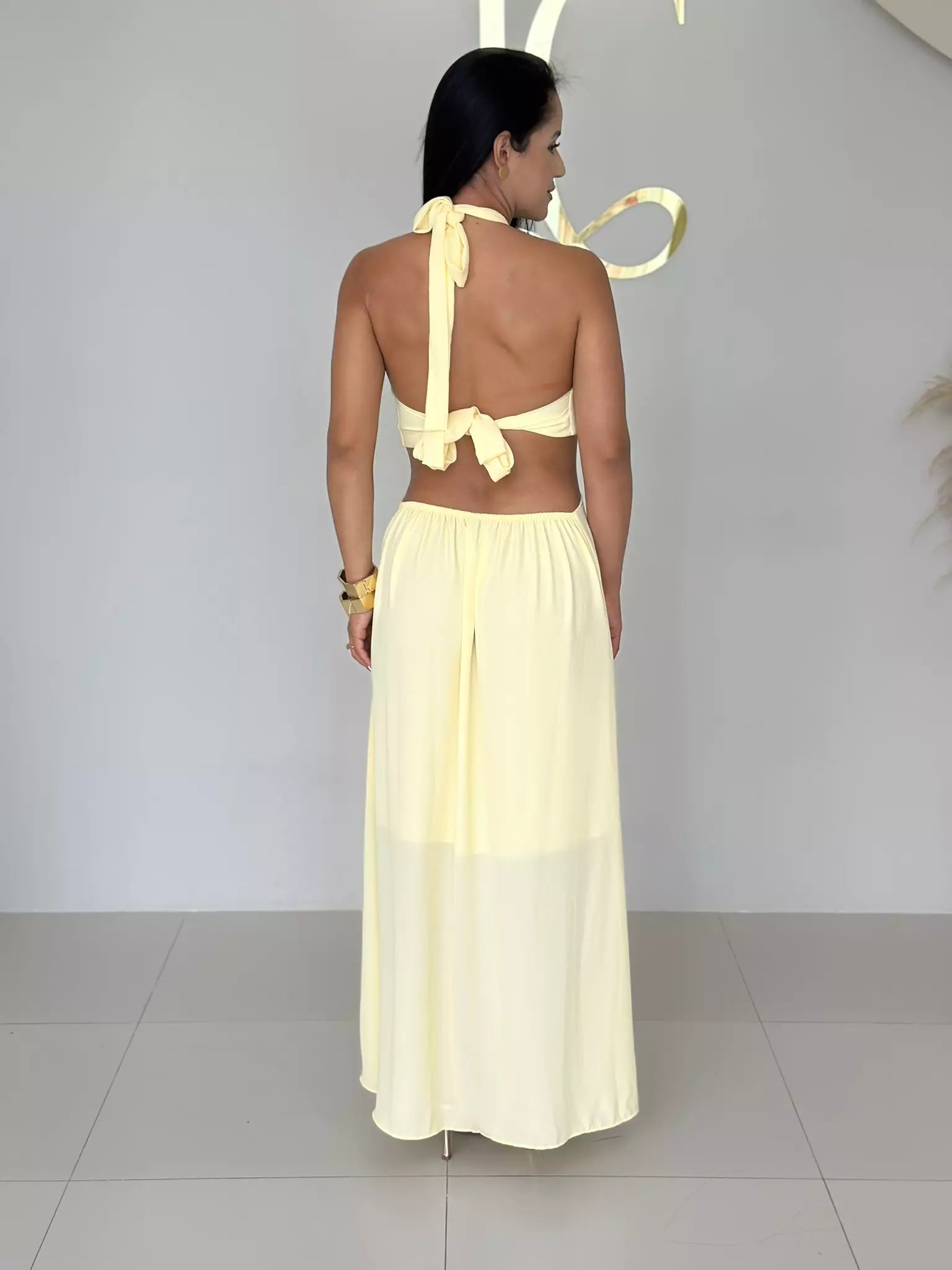 Vestido Longo Clarice Fivela