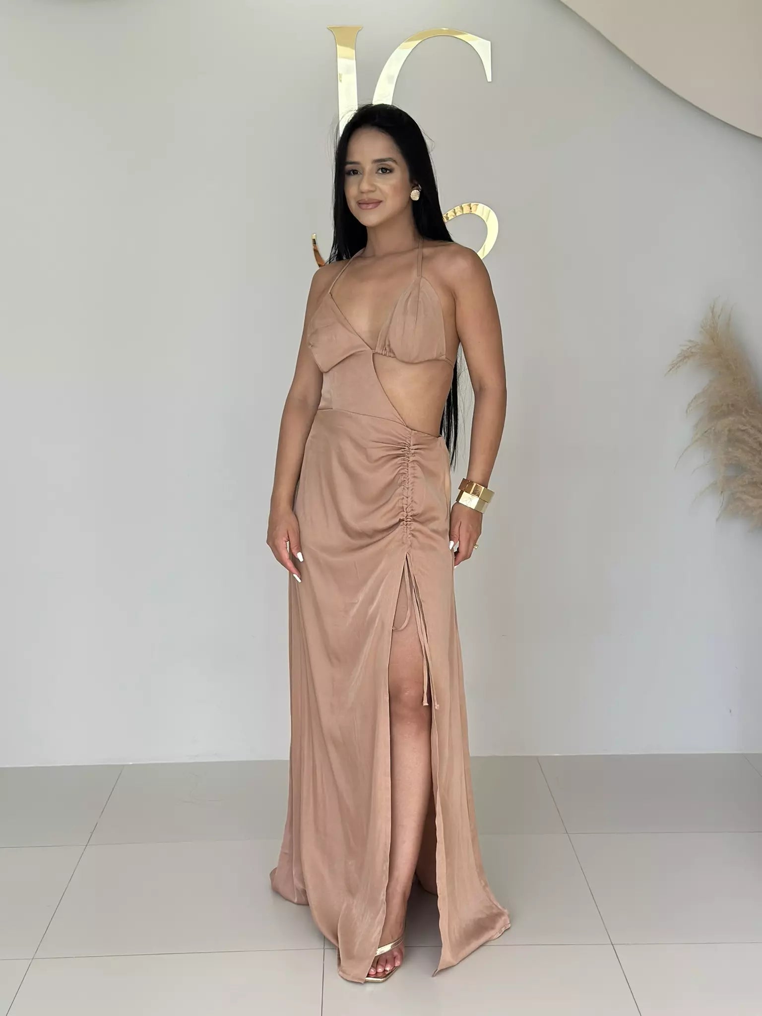 Vestido Mila Cut Out Drapeado