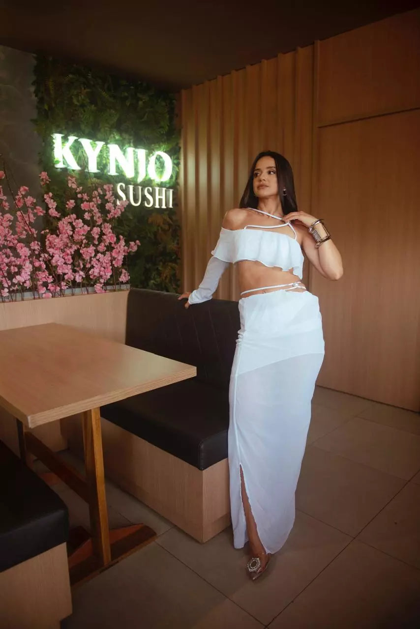 Conjunto Luna Off White