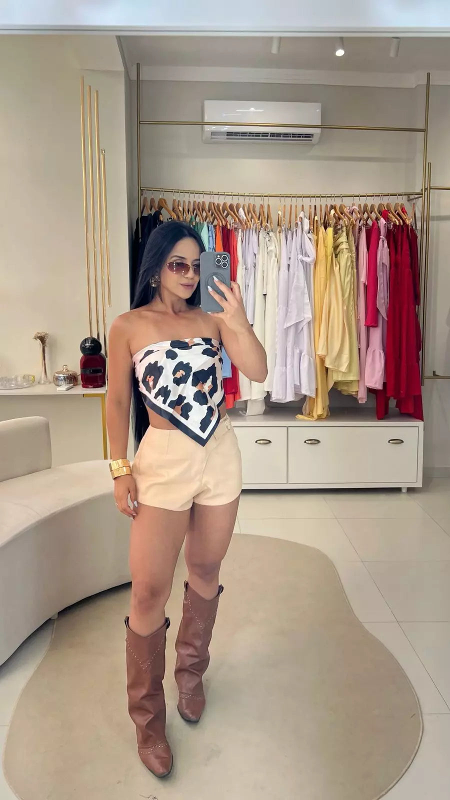 Lenço Fashion 🖤🤍